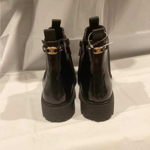 SAM EDELMAN GIRLS BLACK PATENT LAGUNA CHELSEA ANKLE BOOTS. SZ 3 - Picture 6 of 14